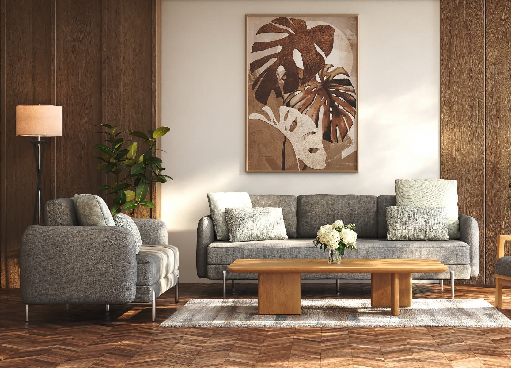 Saga Sofa with Hoshi Coffee Table - Set